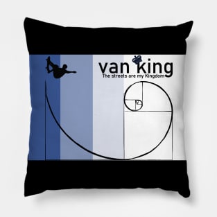 van King - Golden Ratio Sk8 - Blue Colors Pillow