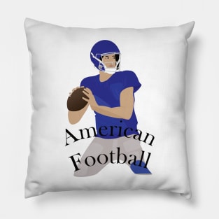 American football player in action Pillow