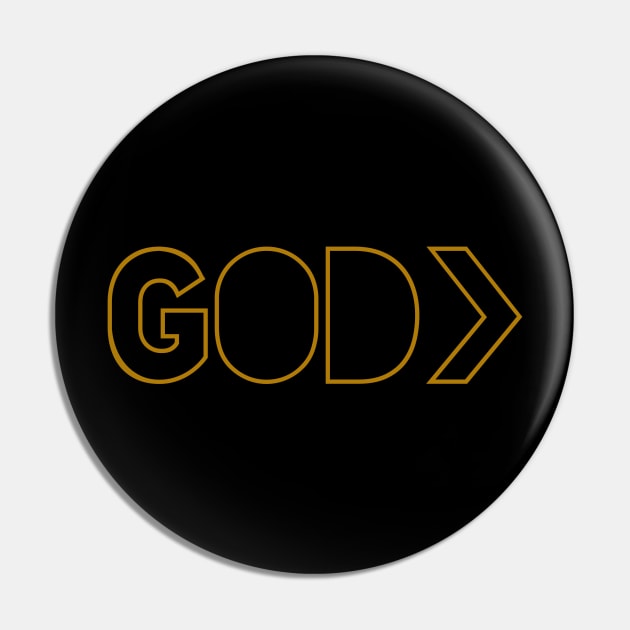 GOD>EVERYTHING (GOLD) Pin by Keakevene13
