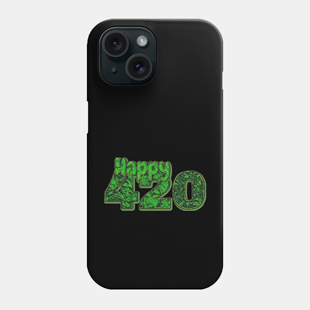 Happy 420 Phone Case by Trendsdk