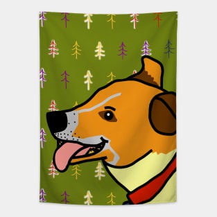 Cute Dog called Toby Tapestry