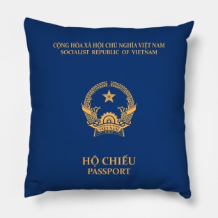 Vietnam passport Pillow