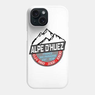 Ski L' Alpe D'Huez France Skiing Paradise Phone Case