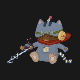 A Space Robot Warrior Cat T-Shirt