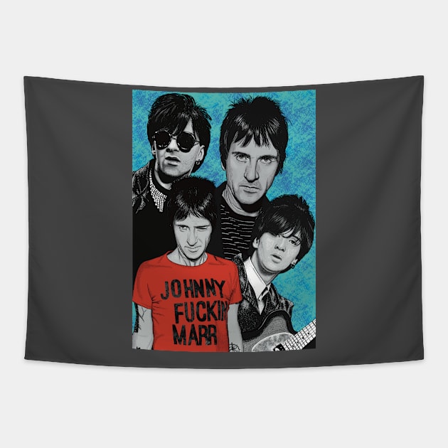 Johnny Marr Tapestry by Lucy Chambers Art 