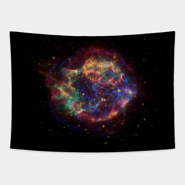 The Cassiopeia A Supernova Remnant Tapestry by SpacePlace