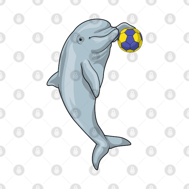 Dolphin Handball player Handball by Markus Schnabel