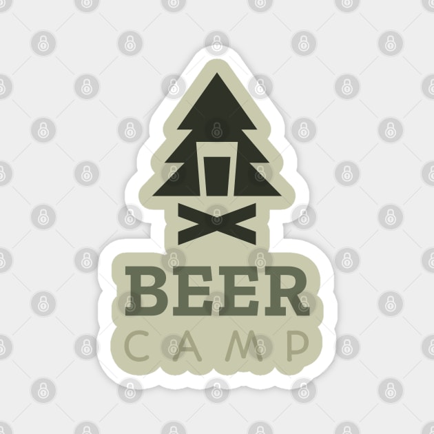 Beer Camp Magnet by RobCDesign