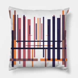 Geometric pattern Violet abstract Pillow