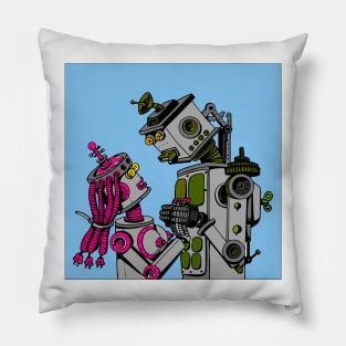 Robots 58 (Style:3) Pillow