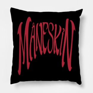 Red Måneskin design Pillow