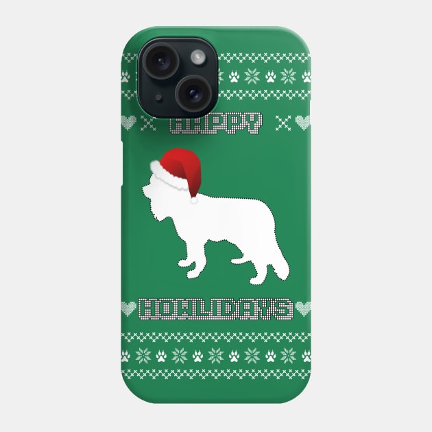 Cavalier King Charles Spaniel Ugly Christmas Sweater Phone Case by Cavalier Gifts