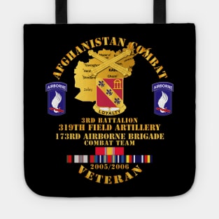 Afghanistan Vet w 3rd Bn 319th FA - 173rd Airborne Bde - OEF - 2005 Tote