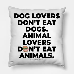 Vegan Activist #takingblindfoldsoff 3 v2 Pillow