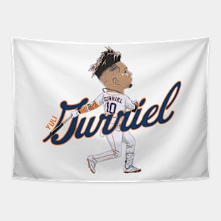 Yuli Gurriel Caricature Tapestry