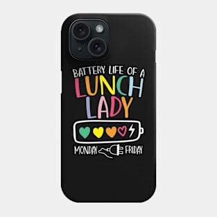 Battery Life of a Lunch Lady Phone Case