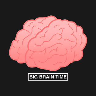 Big Brain Time White T-Shirt