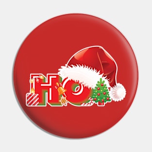 Santa Merry Christmas Xmas Pin