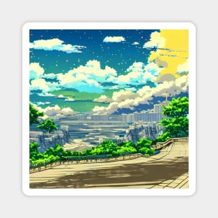 Anime Style Landscape Magnet