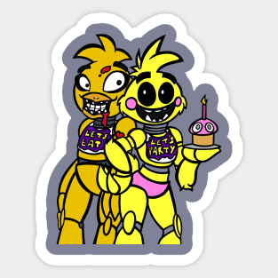FNAF Nightmare Chica Sticker for Sale by Nav19at0r