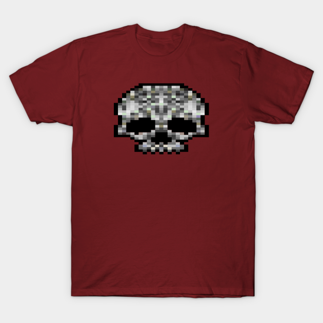 Discover Pixel skull - Skulls And Bones - T-Shirt