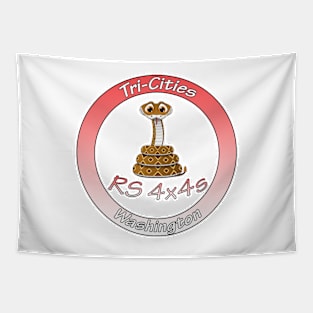 RS 4x4s Round Logo Tapestry