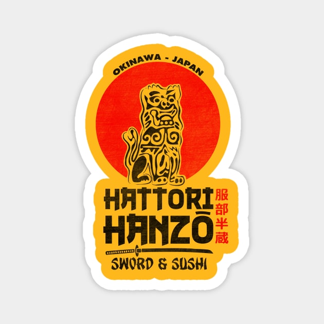 Hattori Hanzo Magnet by Melonseta