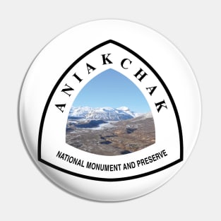 Aniakchak National Monument and Preserve trail marker Pin