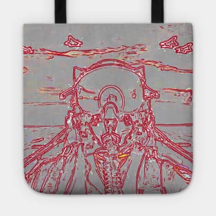 Fighter Jet Thrust, We Trust P14 Tote