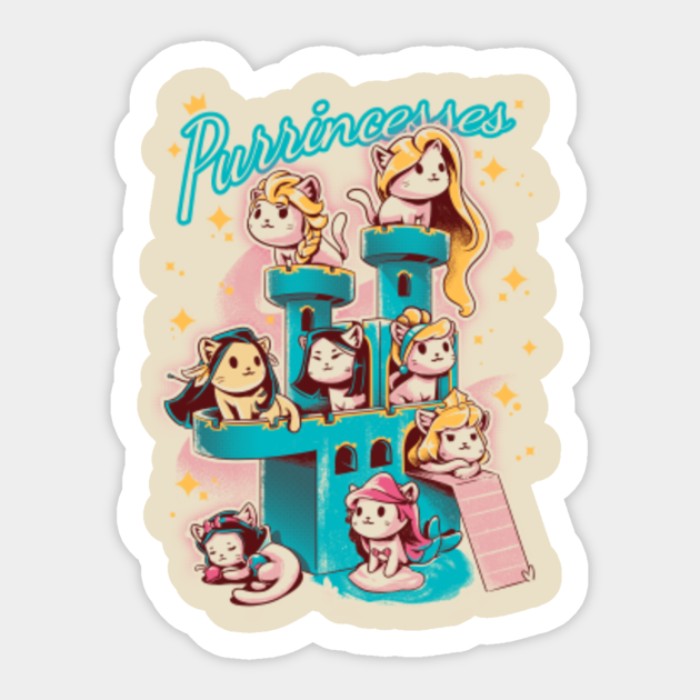 Purrincesses - Disney - Sticker