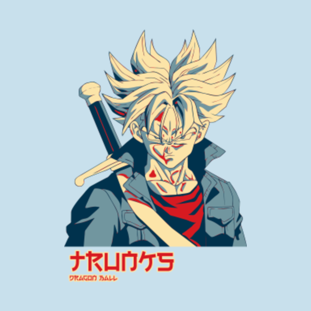 Trunks Dragon Ball Hope Style Trunks Tapestry TeePublic