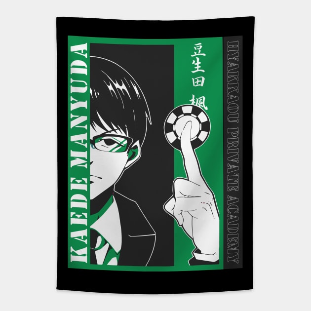 Kaede Manyuda Kakegurui Tapestry by IKIGAISEKAI