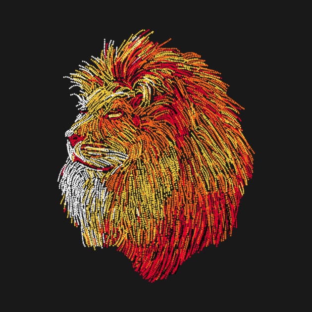 Fire Lion by leslieharris372