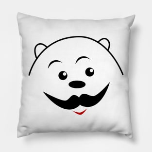 Italian bare bear Pillow