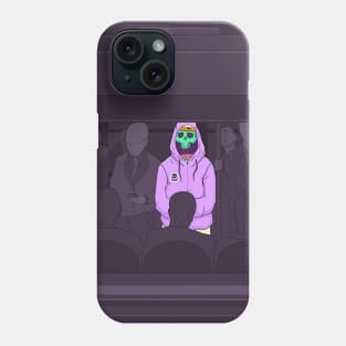 subway skull Phone Case