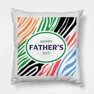 RL Fathers Day Zebra Pillow