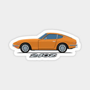 240z Fairlady classic sport coupe side orange Magnet