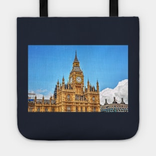 Big Ben Clock, Elizabeth Tower, London, UK Tote