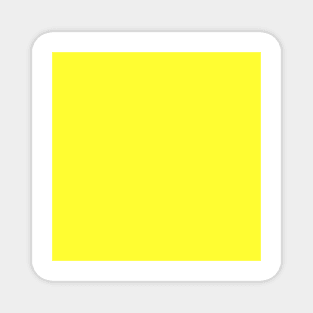 Lanzarote Lemon Acid Neon Yellow Solid Color Magnet