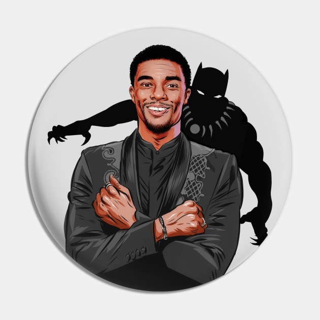 Chadwick Boseman - An illustration by Paul Cemmick Pin by PLAYDIGITAL2020