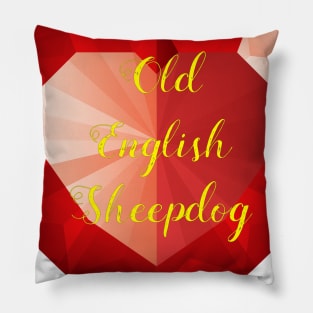 Old English Sheepdog Pillow