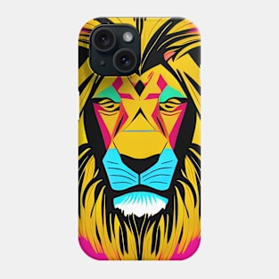 Colorful Lion Phone Case