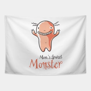 Mom's Sweet Monster Tapestry