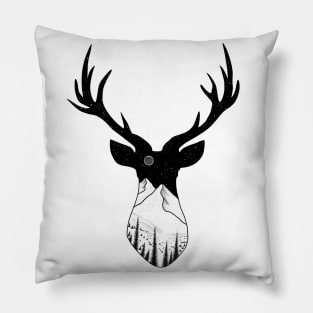 Cosmic Deer Pillow