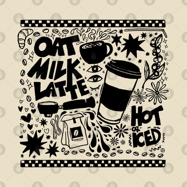 Oat Milk Latte by Jerene Rose