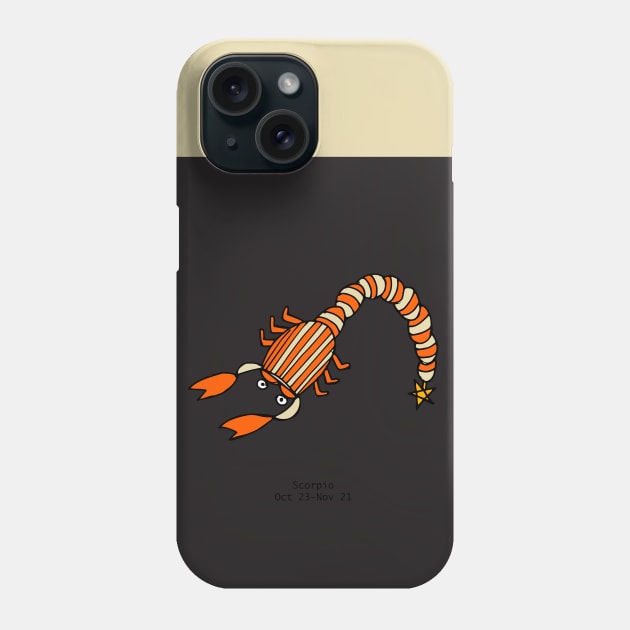 Scorpio - Zodiac Sign Phone Case by bruxamagica