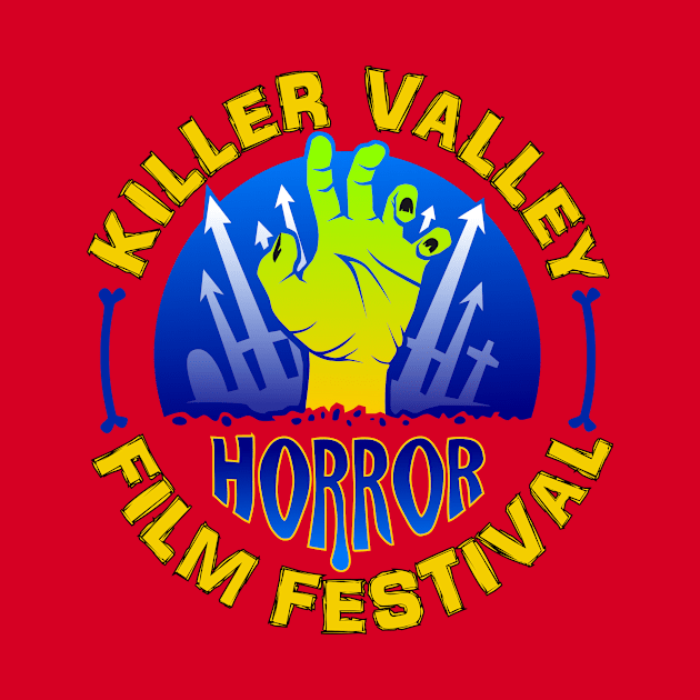 Horror Fest - BLUE & YELLOW LOGO by The Killer Valley Graveyard