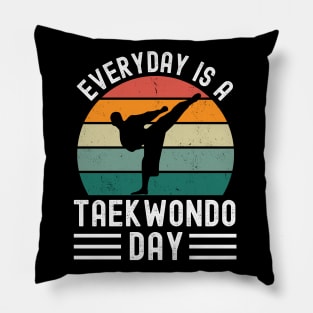 Everyday Is A Taekwondo Day Pillow