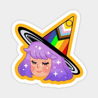 Inclusive Pride Witch Magnet