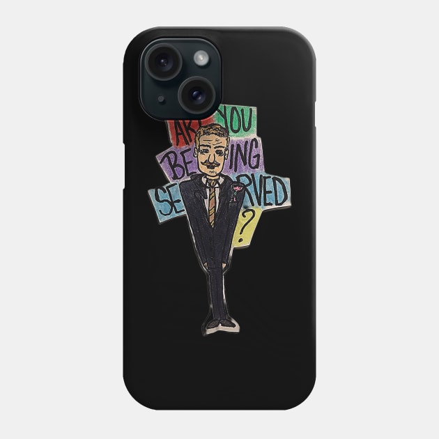 Captain Peacock Phone Case by Does the word ‘Duh’ mean anything to you?